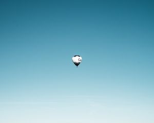 Preview wallpaper air balloon, sky, flight, mountains, height
