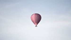 Preview wallpaper air balloon, sky, minimalism