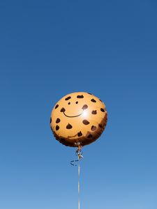 Preview wallpaper air balloon, smiley, smile, sky