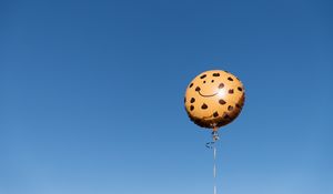 Preview wallpaper air balloon, smiley, smile, sky