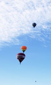 Preview wallpaper air balloons, flying, sky, colorful