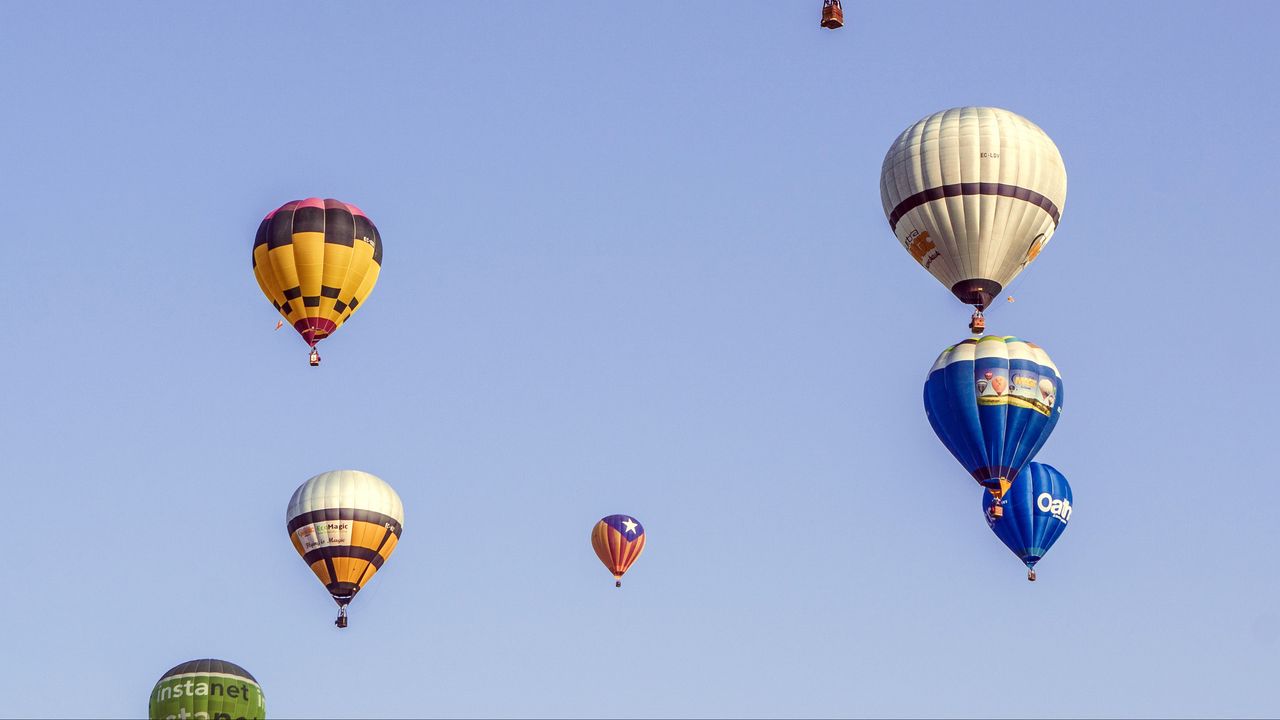 Wallpaper air balloons, sky, flying