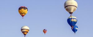Preview wallpaper air balloons, sky, flying