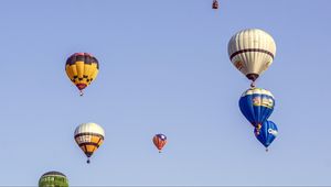 Preview wallpaper air balloons, sky, flying