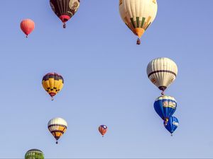 Preview wallpaper air balloons, sky, flying