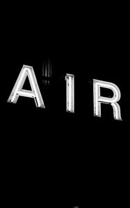 Preview wallpaper air, word, inscription, black