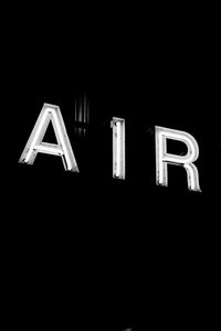 Preview wallpaper air, word, inscription, black