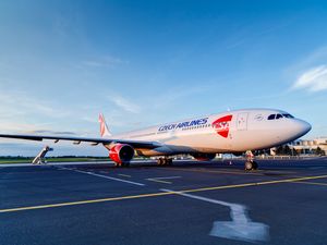 Preview wallpaper airbus, a330, 300, czech, airlines