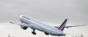 Preview wallpaper airliner, boeing, aircraft, airfrance