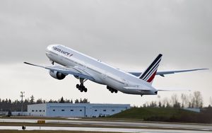 Preview wallpaper airliner, boeing, aircraft, airfrance