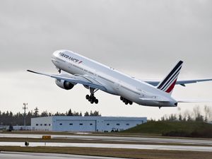 Preview wallpaper airliner, boeing, aircraft, airfrance