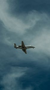 Preview wallpaper airplane, flight, sky