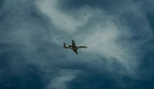 Preview wallpaper airplane, flight, sky