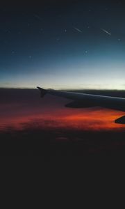 Preview wallpaper airplane, sky, wing