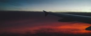 Preview wallpaper airplane, sky, wing