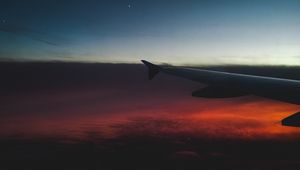 Preview wallpaper airplane, sky, wing
