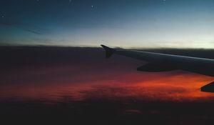 Preview wallpaper airplane, sky, wing