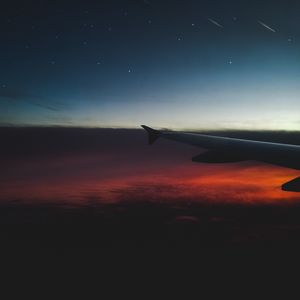 Preview wallpaper airplane, sky, wing