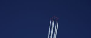 Preview wallpaper airplanes, smoke, aerobatics, stunt, flight