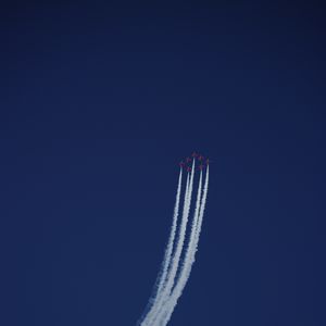 Preview wallpaper airplanes, smoke, aerobatics, stunt, flight