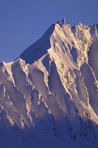 Preview wallpaper alaska, mountains, snow, top, shades