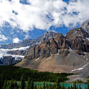 Preview wallpaper alberta, banff, canada, mountain, lake