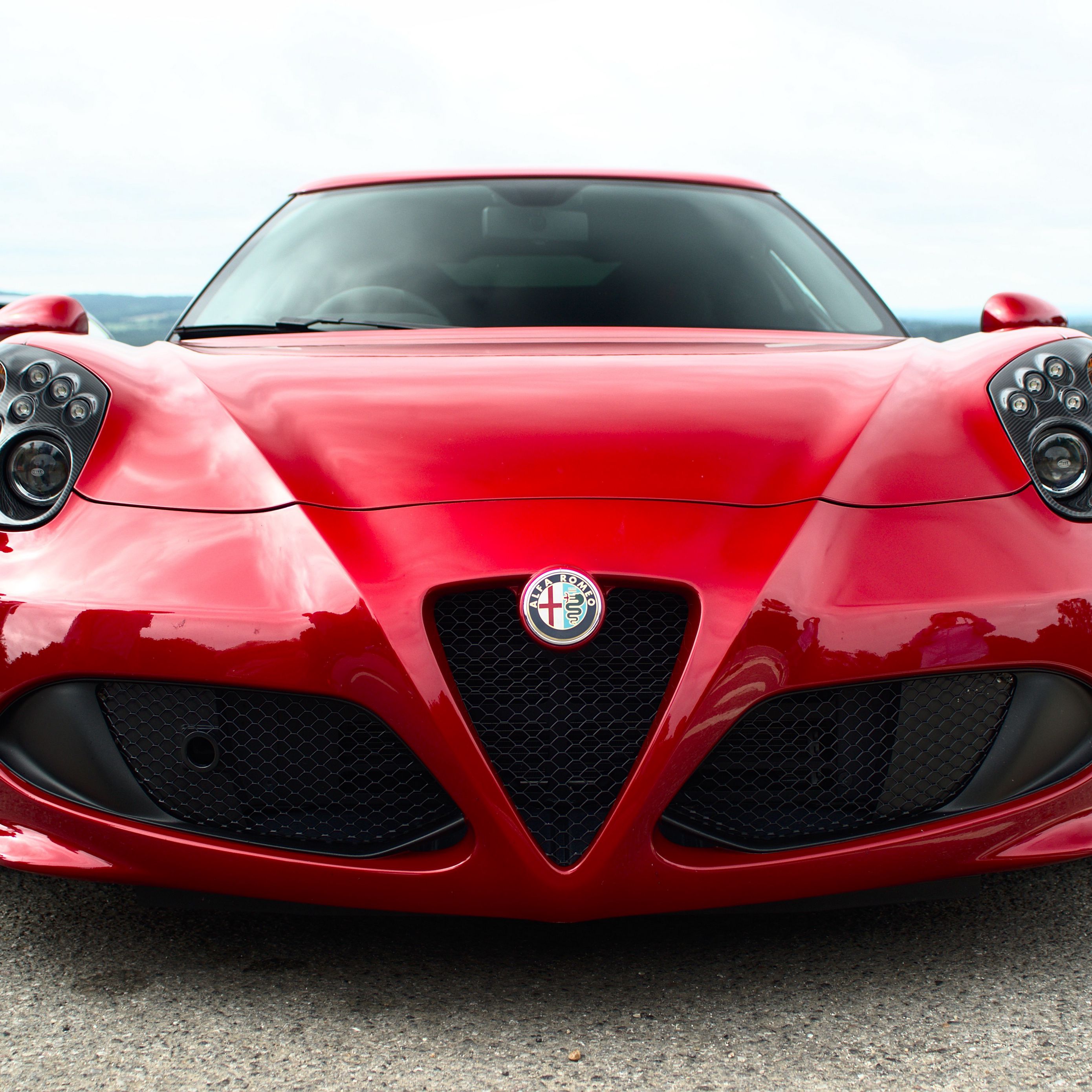 Download wallpaper 2780x2780 alfa romeo, red, front view ipad air, ipad ...