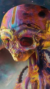 Preview wallpaper alien, art, colorful
