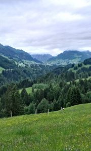 Preview wallpaper allgau, germany, mountains, grass, hill