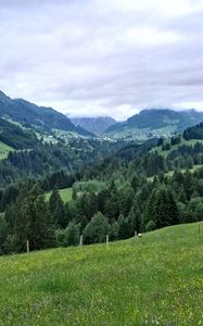 Preview wallpaper allgau, germany, mountains, grass, hill