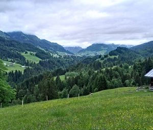 Preview wallpaper allgau, germany, mountains, grass, hill