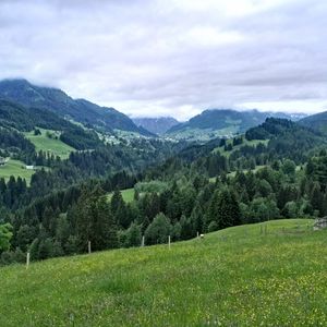 Preview wallpaper allgau, germany, mountains, grass, hill