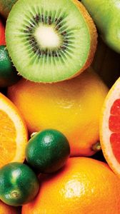 Preview wallpaper allsorts, fruit, grapefruit, kiwi