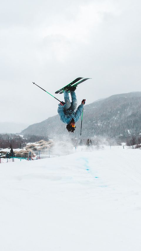 480x854 Wallpaper alpine skiing, skiing, sports