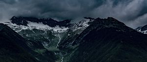 Preview wallpaper alps, italy, mountains, fog