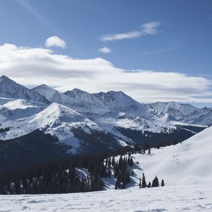 Preview wallpaper alps, mountains, snow, vertex