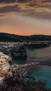 Preview wallpaper amalfi coast, city, bay, buildings, architecture, italy