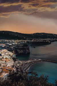 Preview wallpaper amalfi coast, city, bay, buildings, architecture, italy