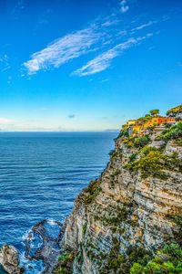 Preview wallpaper amalfi, italy, hill, sea