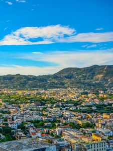 Preview wallpaper amalfi, italy, mountains, architecture