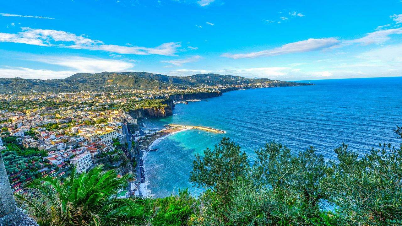 Wallpaper amalfi, italy, sea, sorrento, hdr