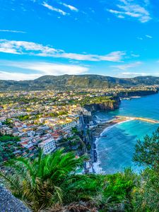 Preview wallpaper amalfi, italy, sea, sorrento, hdr