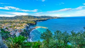 Preview wallpaper amalfi, italy, sea, sorrento, hdr