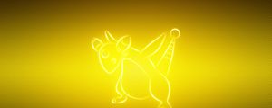 Preview wallpaper ampharos, pokemon, animal, yellow