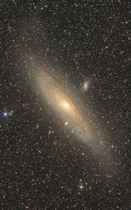 Preview wallpaper andromeda galaxy, galaxy, stars, space