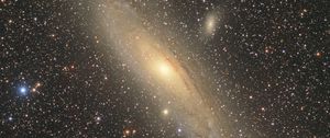 Preview wallpaper andromeda galaxy, galaxy, stars, space