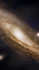 Preview wallpaper andromeda galaxy, space, stars, universe