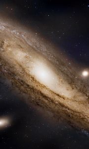 Preview wallpaper andromeda galaxy, space, stars, universe