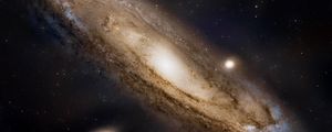 Preview wallpaper andromeda galaxy, space, stars, universe