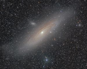 Preview wallpaper andromeda, galaxy, stars, space